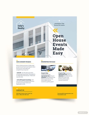 Rental Listing Flyer Template