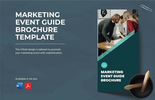 Marketing Event Guide Brochure Template