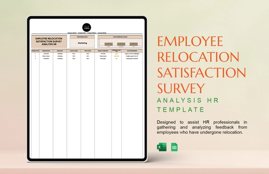 Employee Relocation Satisfaction Survey Analysis HR Template