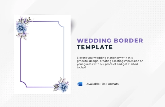 Wedding Border Template Wedding Border Template