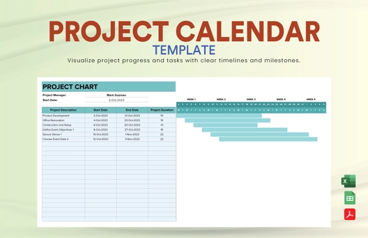 Project Chart Template Project Chart Template
