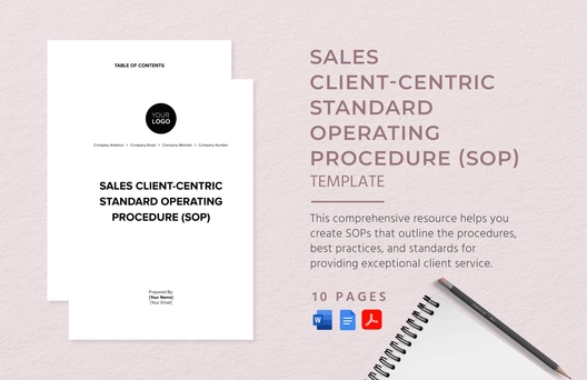 Sales Client-Centric Standard Operating Procedure (SOP) Template
