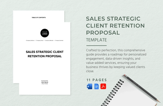 Sales Strategic Client Retention Proposal Template