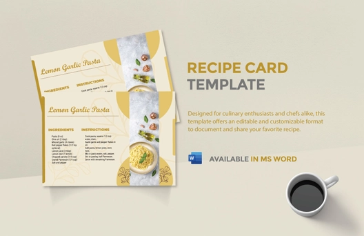 Recipe Card Template