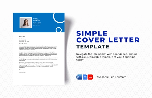 Simple Cover Letter Template