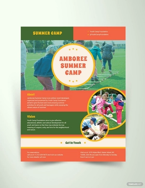 Summer Camp Flyer Template