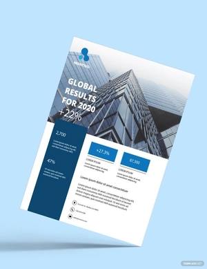 Annual Report Flyer Template