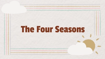 Free The Four Seasons Template to Edit Online