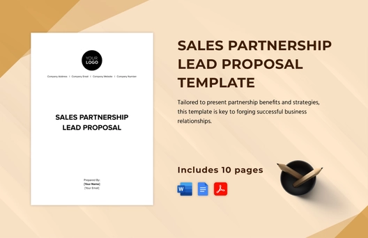 Sales Partnership Lead Proposal Template