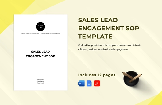 Sales Lead Engagement SOP Template