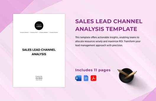 Sales Lead Channel Analysis Template