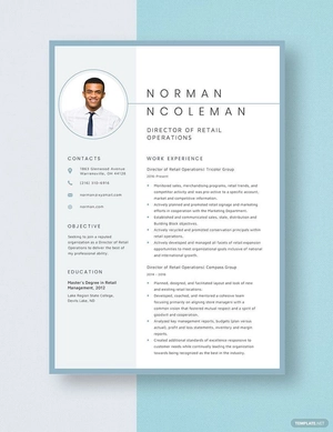 Director of Retail Operations Resume