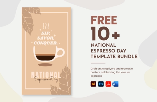 National Espresso Day Bundle Template