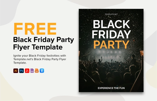 Black Friday Party Flyer Template