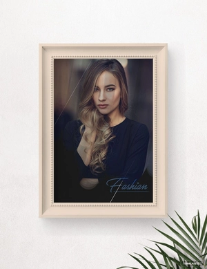 Wall Photo Frame Template