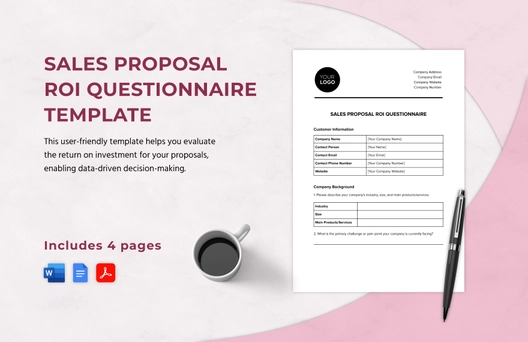 Sales Proposal ROI Questionnaire Template