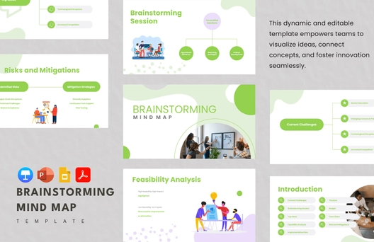 Brainstorming Mind Map Template