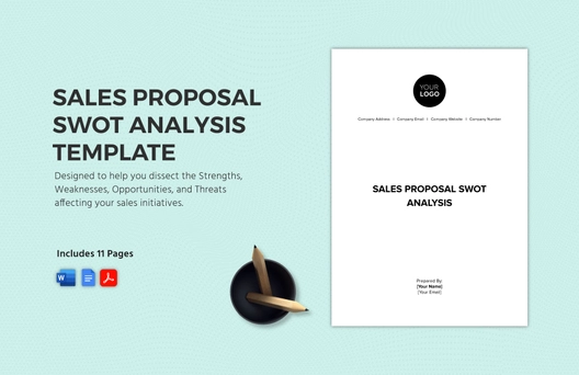 Sales Proposal SWOT Analysis Template