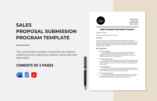 Sales Proposal Submission Program Template