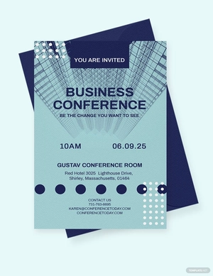 Modern Conference Invitation Template