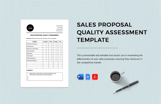 Sales Proposal Quality Assessment Template