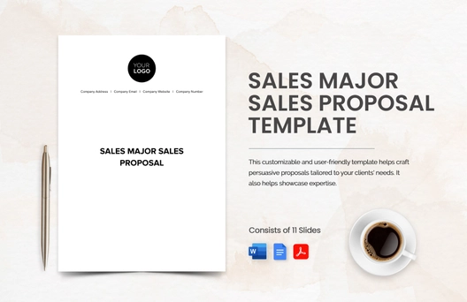 Sales Major Sales Proposal Template
