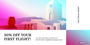 Elegant Travel Twitter Post Template