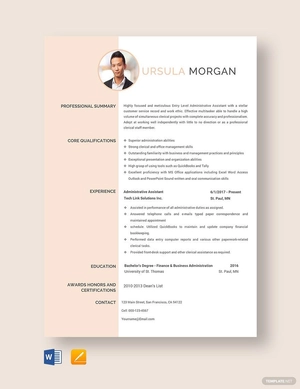 Experienced Administrative Assistant Resume