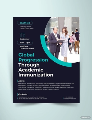 Modern Corporate Event Flyer Template