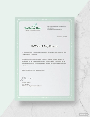 Employee Experience Certificate Template