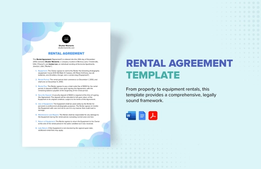 Rental Agreement Template