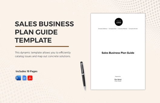 Sales Business Plan Guide Template