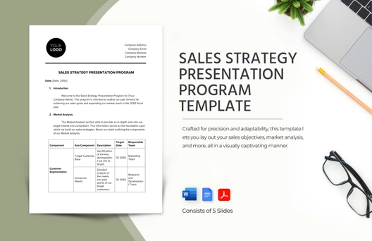 Sales Strategy Presentation Program Template Sales Strategy Presentation Program Template