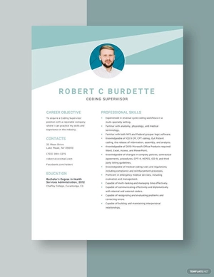 Coding Supervisor Resume