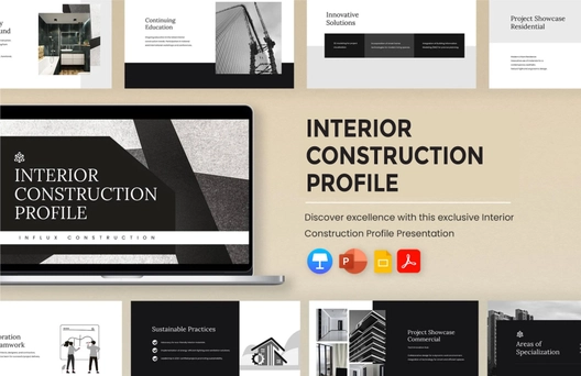 Interior Construction Profile Template