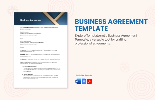 Business Agreement Template