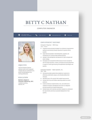 Computer Engineer Resume