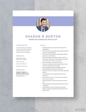 Computer Forensics Specialist Resume