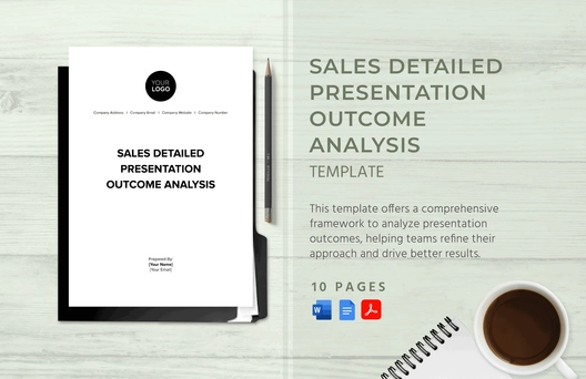 Sales Detailed Presentation Outcome Analysis Template