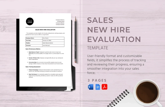 Sales New Hire Evaluation Template