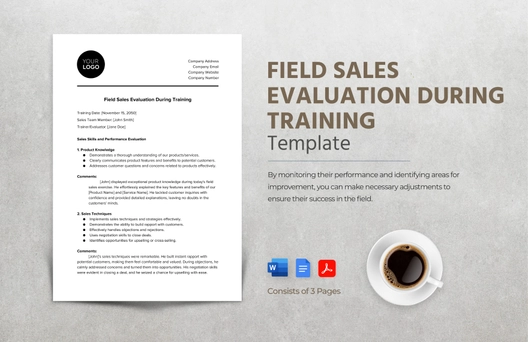 Field Sales Evaluation During Training Template