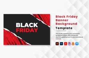 Black Friday Banner Background