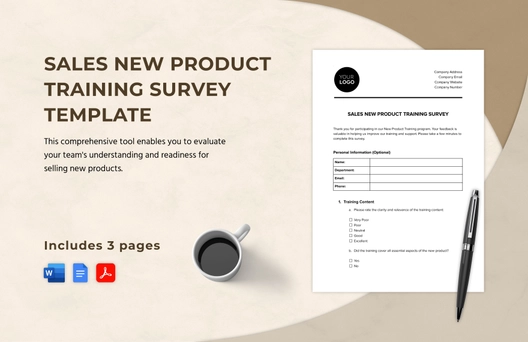 Sales New Product Training Survey Template Sales New Product Training Survey Template