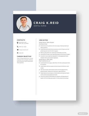 Dental Nurse Resume