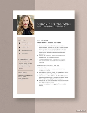Dental Treatment Coordinator Resume