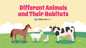 Free Different Animals and Their Habitats Template to Edit Online