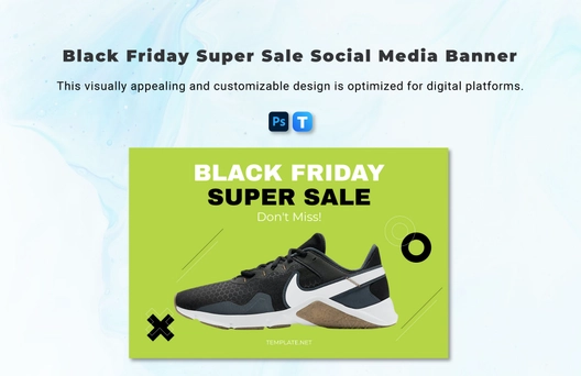Black Friday Super Sale Social Media Banner