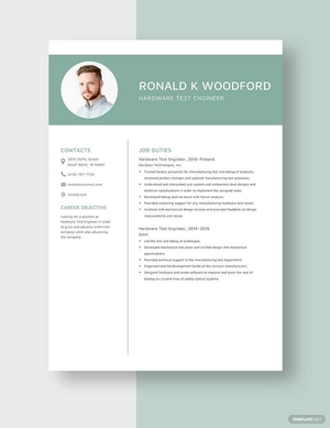 Hardware Test Engineer Resume
