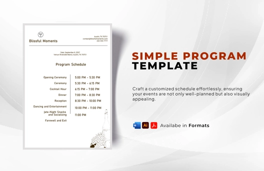 Simple Program Template