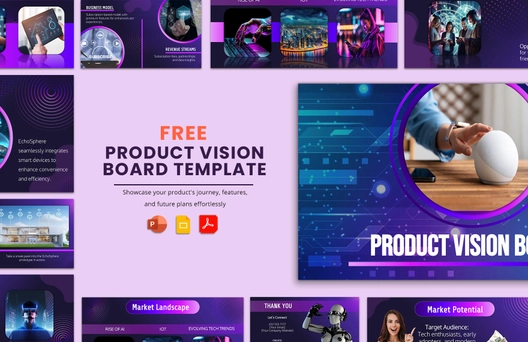 Product Vision Board Template